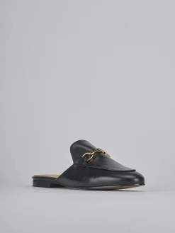 Discount Sabot tacco 1cm pelle Donna Sabot