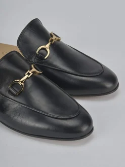 Discount Sabot tacco 1cm pelle Donna Sabot