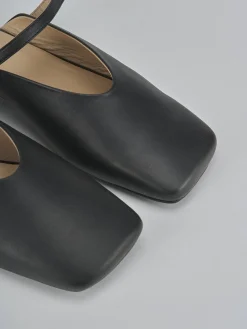 Sale Sabot tacco 1cm pelle Donna Sabot