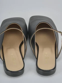 Sale Sabot tacco 1cm pelle Donna Sabot