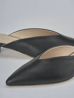 Hot Sabot tacco 4cm pelle Donna Sabot