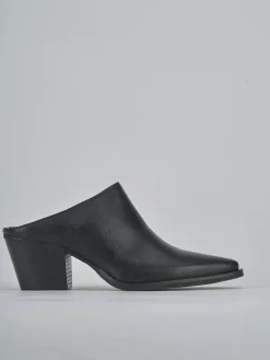 Online Sabot tacco 6cm pelle Donna Sabot