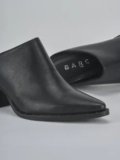 Online Sabot tacco 6cm pelle Donna Sabot