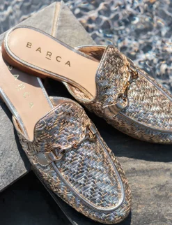 Clearance Sabot tacco 1cm pelle Donna Sabot