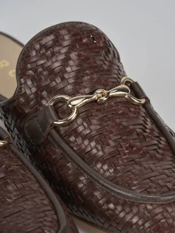 Online Sabot tacco 1cm pelle testa Donna Sabot