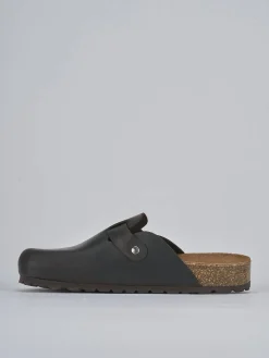 Sale Sabot tacco 1cm pelle testa Donna Sabot