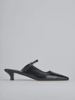 Hot Sabot tacco 3cm vernice Donna Sabot