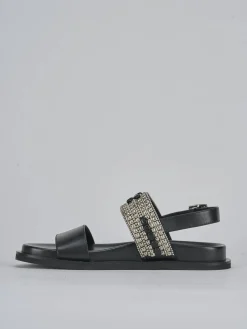 Hot Sandali pelle Donna Sandali Tacco Basso