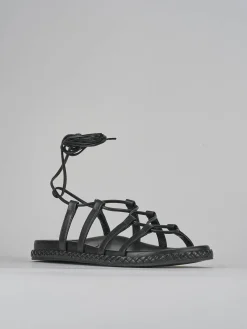 Hot Sandali pelle Donna Sandali Tacco Basso