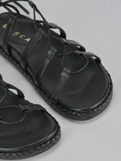 Hot Sandali pelle Donna Sandali Tacco Basso