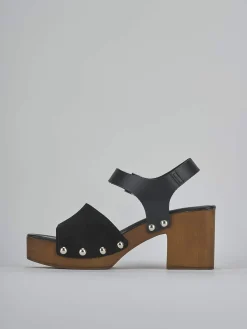 Discount Sandali tacco 8cm camoscio Donna Sandali Tacco Alto