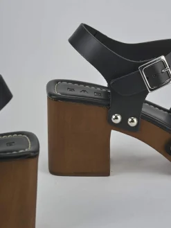 Discount Sandali tacco 8cm camoscio Donna Sandali Tacco Alto