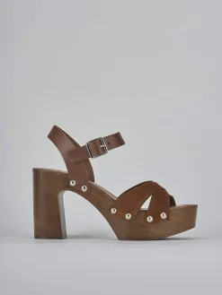 New Sandali tacco 10cm camoscio Donna Sandali Tacco Alto