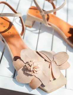 Online Sandali tacco 4cm camoscio Donna Sandali Tacco Basso