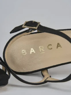 Sandali tacco 8cm camoscio Donna Sandali Tacco Alto