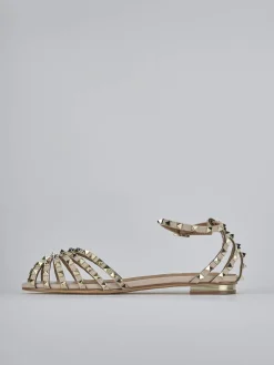 Discount Sandali tacco 1cm camoscio sostenible Donna Sandali Tacco Basso