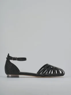 New Sandali tacco 2cm camoscio sostenible Donna Sandali Tacco Basso