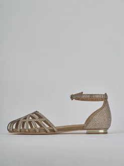 Outlet Sandali tacco 2cm camoscio sostenible Donna Sandali Tacco Basso