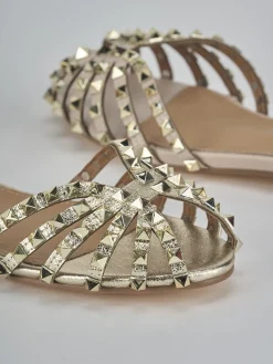 Sale Sandali tacco 1cm camoscio sostenible Donna Sandali Tacco Basso