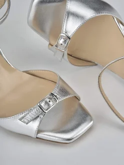 Online Sandali tacco 9cm laminato Donna Sandali Tacco Alto