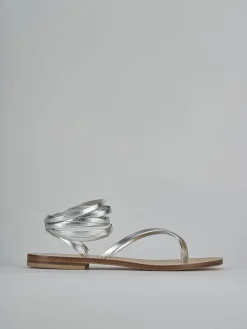 Sale Sandali tacco 1cm laminato Donna Sandali Tacco Basso