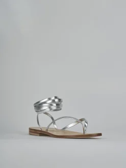 Sale Sandali tacco 1cm laminato Donna Sandali Tacco Basso