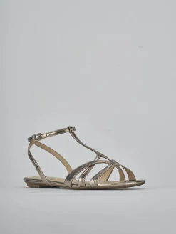 Sandali tacco 1cm laminato Donna Sandali Tacco Basso