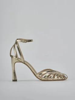 New Sandali tacco 9cm laminato Donna Sandali Tacco Alto