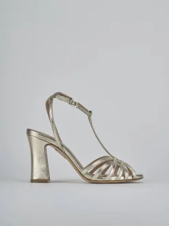 Outlet Sandali tacco 9cm laminato Donna Sandali Tacco Alto