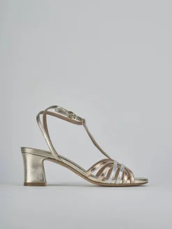 Online Sandali tacco 5cm laminato Donna Sandali Tacco Alto