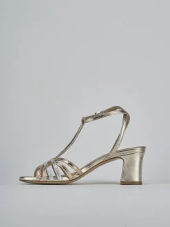 Online Sandali tacco 5cm laminato Donna Sandali Tacco Alto