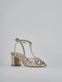 Online Sandali tacco 5cm laminato Donna Sandali Tacco Alto