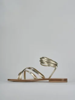 Sandali tacco 1cm laminato Donna Sandali Tacco Basso