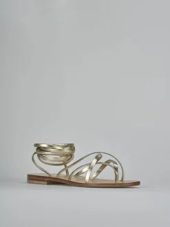 Sandali tacco 1cm laminato Donna Sandali Tacco Basso