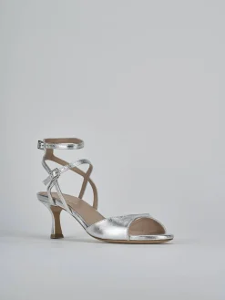 Clearance Sandali tacco 5cm laminato Donna Sandali Tacco Alto