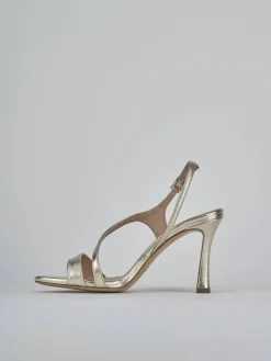 Outlet Sandali tacco 9cm laminato Donna Sandali Tacco Alto