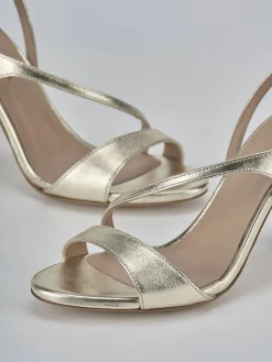 Outlet Sandali tacco 9cm laminato Donna Sandali Tacco Alto