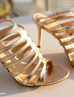 Best Sandali tacco 9cm laminato Donna Sandali Tacco Alto