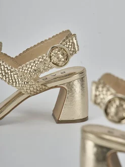 Best Sandali tacco 6cm laminato Donna Sandali Tacco Alto