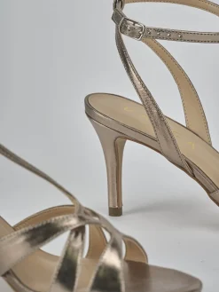 Sale Sandali tacco 6cm laminato Donna Sandali Tacco Alto