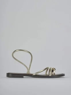 Sandali tacco 1cm laminato Donna Sandali Tacco Basso