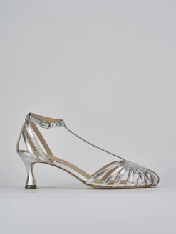 New Sandali tacco 5cm pelle Donna Sandali Tacco Alto