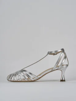 New Sandali tacco 5cm pelle Donna Sandali Tacco Alto