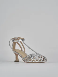 New Sandali tacco 5cm pelle Donna Sandali Tacco Alto