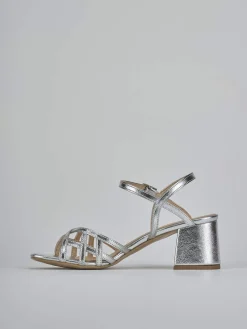 New Sandali tacco 5cm pelle Donna Sandali Tacco Alto