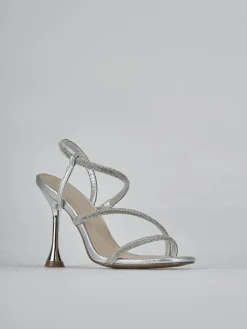 Outlet Sandali tacco 10cm pelle Donna Sandali Tacco Alto