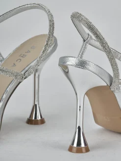 Outlet Sandali tacco 10cm pelle Donna Sandali Tacco Alto