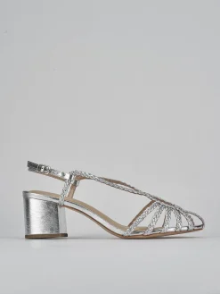 New Sandali tacco 5cm pelle Donna Sandali Tacco Alto