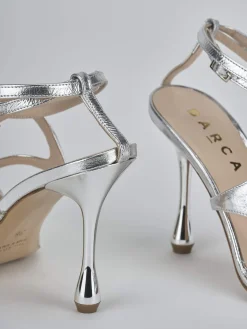 Discount Sandali tacco 8cm pelle Donna Sandali Tacco Alto