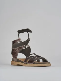 Hot Sandali tacco 1cm pelle Donna Sandali Tacco Basso